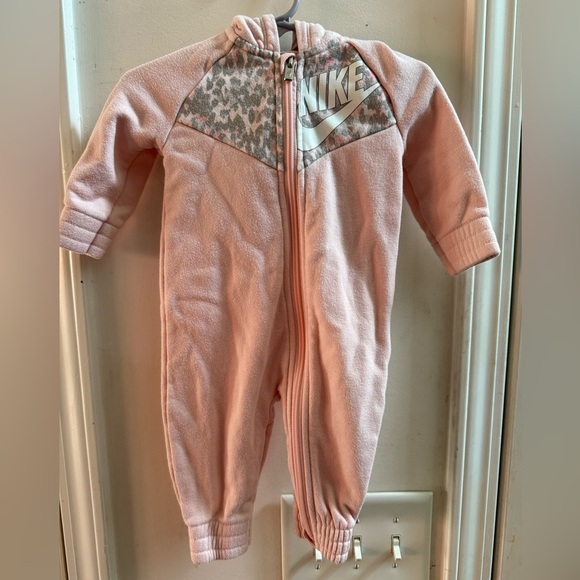Nike Sweatshirt Hooded Romper - Picture 1 of 12
